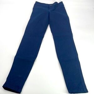 UEC Guess indigo blue straight leg jeans Midrise no pockets on the back size 24